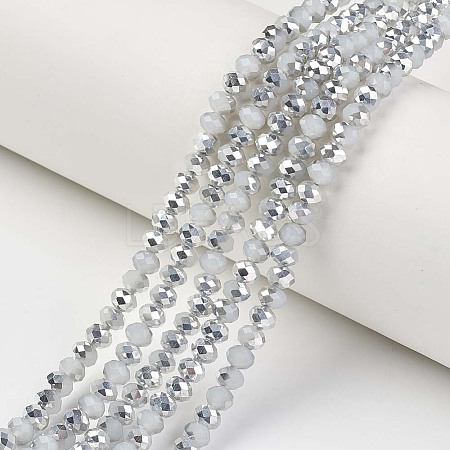 Electroplate Glass Beads Strands EGLA-A034-J10mm-M03-1