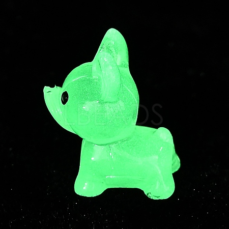 Luminous Resin Dog Display Decorations RESI-CJC0012-30H-1