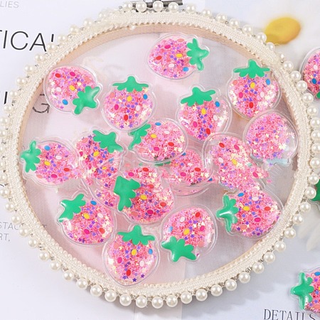 Transparent PVC Plastic Cabochons JX139A-02-1