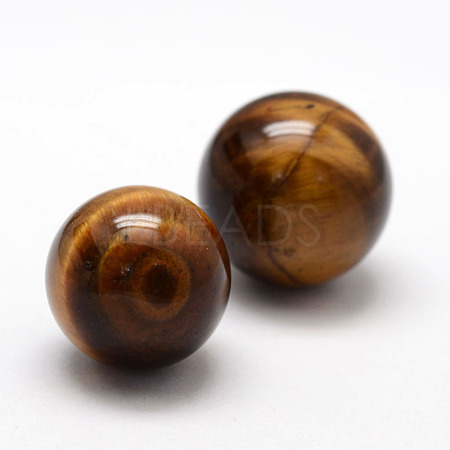 Grade A Natural Tiger Eye Round Beads X-G-L451-02-8mm-1