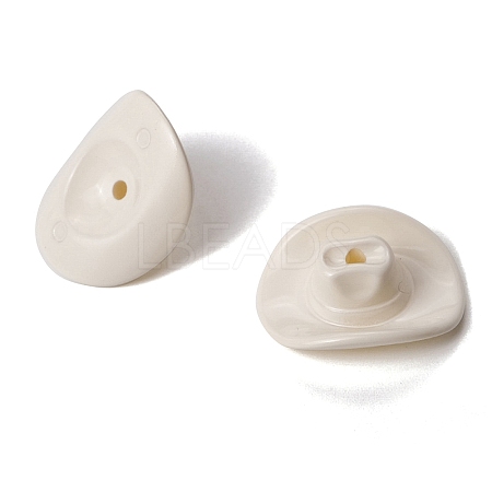 Opaque Acrylic Beads SACR-WH0006-30I-1