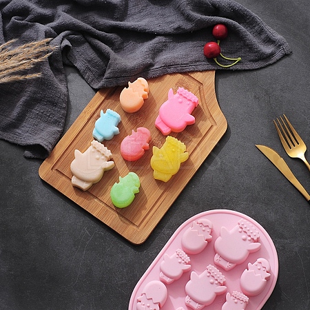 Easter Theme Food Grade Silicone Molds DIY-G022-04-1