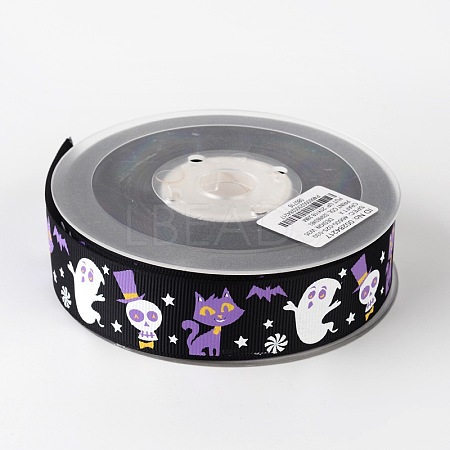 Grosgrain Ribbon For Halloween SRIB-D057-04-1