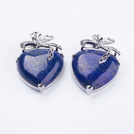 Natural Lapis Lazuli Pendants G-E433-B-05P-1