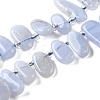 Natural Blue Lace Agate Beads Strands G-J403-03-1