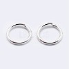 925 Sterling Silver Open Jump Rings STER-F036-02S-0.7x7mm-2