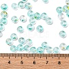 3/0 Baking Paint Transparent Colours Glass Round Beads SEED-L011-13A-03-4