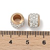 Alloy Rhinestone Clay Pave Beads ALRI-D300-01G-01-3