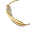 304 Stainless Steel Snake Chain Necklaces NJEW-I126-01G-1