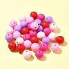 35Pcs Food Grade Eco-Friendly Silicone Focal Beads SIL-FS0001-22D-7