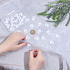60Pcs Acrylic Buttons BUTT-PH0001-59A-01-3