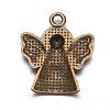 Tibetan Style Alloy Pendants TIBEB-A11978-AB-LF-2