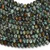 Natural African Turquoise(Jasper) Beads Strands G-Z111-A13-02-4
