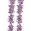 Synthetic Coral Dyed Carved Beads Strands CORA-K009-06A-2