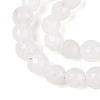 Dyed Natural White Jade Beads Strands X-G-T139-6mm-60-26-3
