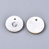 Natural Freshwater Shell Pendants X-SHEL-Q018-01A-O-P-2