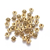 Tibetan Style Alloy Bead Caps X-GLF0664Y-2