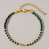 Bohemian Style Natural Malachite Round Beaded Bracelets for Women LS-CA1141-6-1