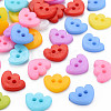 2-Hole Plastic Buttons BUTT-N018-003-1