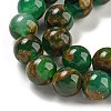 Synthetic Gold Clinquant Stone Beads Strands G-P549-A01-01D-4
