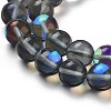 Transparent Glass Beads GLAA-B022-8mm-08-3