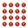 Golden Plated Alloy Enamel Charms LS-X-ENAM-S118-03Y-2