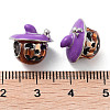 Halloween Rack Plating Brass Enamel European Beads KK-M280-01P-3