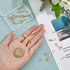 12Pcs 3 Styles Eco-Friendly Brass Watch Band Clasps KK-DC0003-98-3