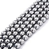 Terahertz Stone Beads Strands G-D461-13D-1