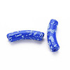 Opaque Spray Painted Acrylic Beads MACR-S372-002F-B02-2