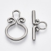 304 Stainless Steel Toggle Clasps STAS-N087-07-1