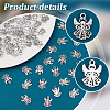 80Pcs Tibetan Style Alloy Pendants TIBEP-PH0001-69AS-4