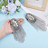 2Pcs Iron Tassel Chain Shoulder Epaulettes DIY-HY0003-62P-3
