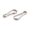 Non-Tarnish 201 Stainless Steel Keychain Clasps STAS-C044-05C-P-2