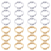 60Pcs 2 Colors Brass Bead Frame KK-SC0004-66-1