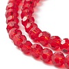 Transparent Glass Bead Strands GLAA-G013-8mm-99-3
