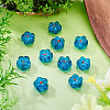 10Pcs Transparent Handmade Bumpy Lampwork Beads LAMP-TADJ0001-48C-5