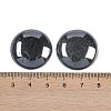 Synthetic Non-magnetic Hematite Cabochons G-H1596-FR-25mm-31-3
