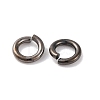 Brass Saw Cut Open Jump Rings KK-G514-01C-B-3