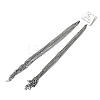 12Pcs 1.7MM 304 Stainless Steel Rope Chain Necklaces for Men Women NJEW-H093-13P-4