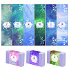   90Pcs 9 Style Starry Sky Theeme Handmade Soap Paper Tag DIY-PH0005-80-1