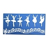 Music Note & Ballet Dancer Food Grade Silicone Mat Moulds MUSI-PW0003-02-2