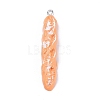 Bread Theme Resin Pendants RESI-K009-13P-2