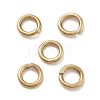 Ion Plating(IP) 304 Stainless Steel Open Jump Rings STAS-M081-02G-03-1