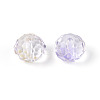 Baking Paint Transparent Glass Beads GLAA-N011-10mm-06-2