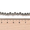 Tibetan Style Flower Alloy Bead Strands TIBEB-O007-06-RS-3
