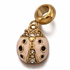 304 Stainless Steel European Dangle Charms STAS-I177-03G-1