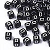 Opaque Acrylic Beads X-SACR-N002-01D-1