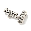Tibetan Style Alloy Tube Beads FIND-M011-15B-AS-2