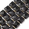 Natural Obsidian Beads Strands G-F839-A33-01-2